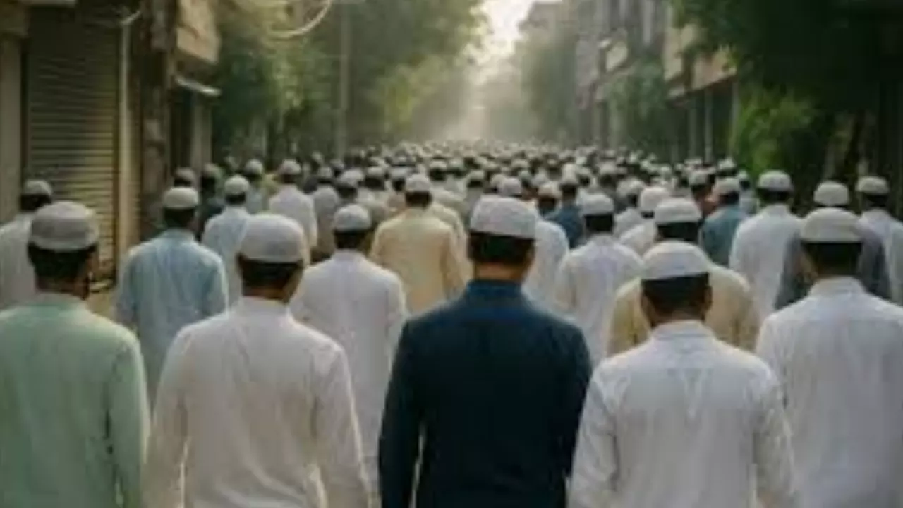 Eid-ul-Azha 2025: कुर्बानी और भाईचारे की मिसाल बना पर्व, मुस्लिम समुदाय देशभर में धूमधाम से मना रहा बकरीद का त्यौहार Eid-ul-Azha 2025: कुर्बानी और भाईचारे की मिसाल बना पर्व, मुस्लिम समुदाय देशभर में धूमधाम से मना रहा बकरीद का त्यौहार