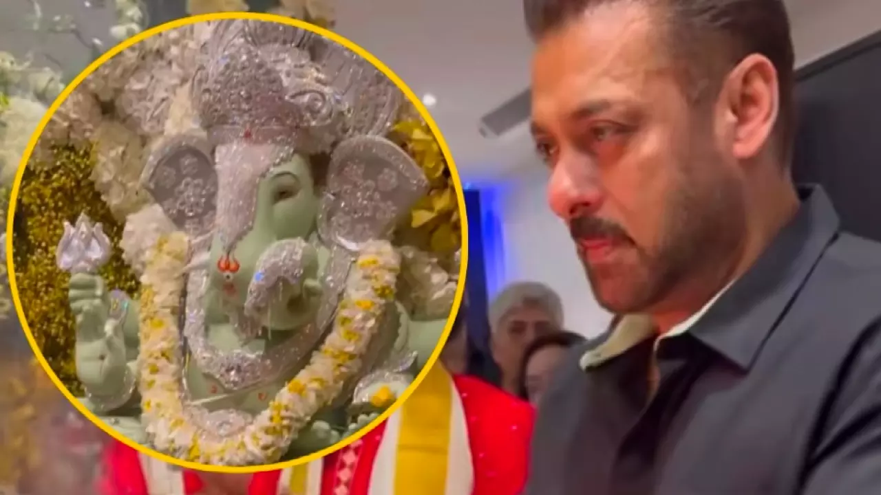 Salman Khan ने छोड़ा इस्लाम, गणेश जी की पूजा का वीडियो देख नेटिजन्स ने कहा