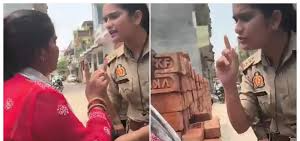 Lucknow News: जमीन कब्जा कराने पहुंची लखनऊ पुलिस की महिला दरोगा ने गर्भवती महिला से की धक्का मुक्की