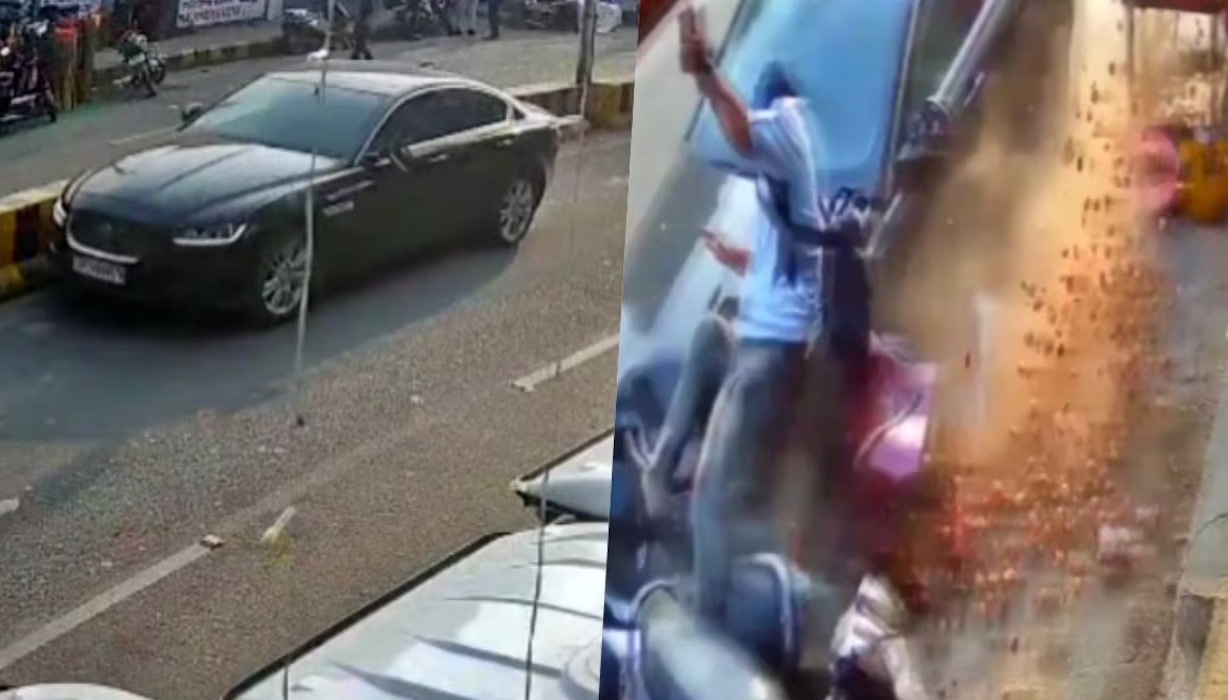 Prayagraj News: प्रयागराज में मौत की रफ्तार! दिवाली से पहले जगुआर ने रौंदे लोग, CCTV फुटेज आया सामने; ‘कामधेनु स्वीट्स’ के बेटे पर केस Prayagraj News: प्रयागराज में मौत की रफ्तार! दिवाली से पहले जगुआर ने रौंदे लोग, CCTV फुटेज आया सामने; ‘कामधेनु स्वीट्स’ के बेटे पर केस