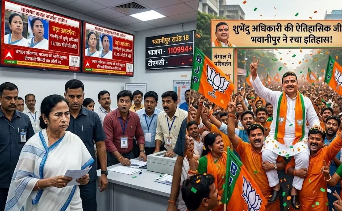 West Bengal Election Result 2026: 17 हजार से आगे थीं ममता, फिर कैसे ढह गया दीदी का किला? जानें पूरी डिटेल