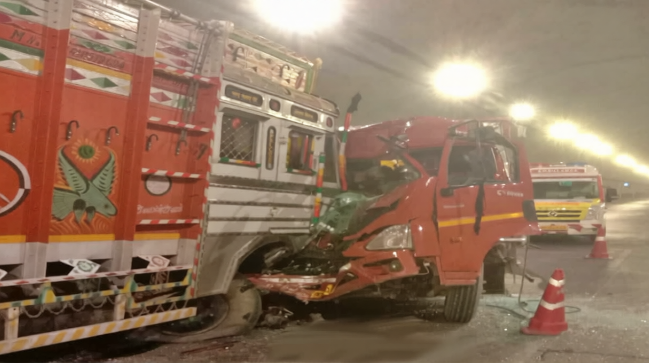 Hanogi Tunnel Accident- मंडी में दर्दनाक सड़क हादसा, दो ट्रकों की टक्कर में 4 की मौत, 7 घायल