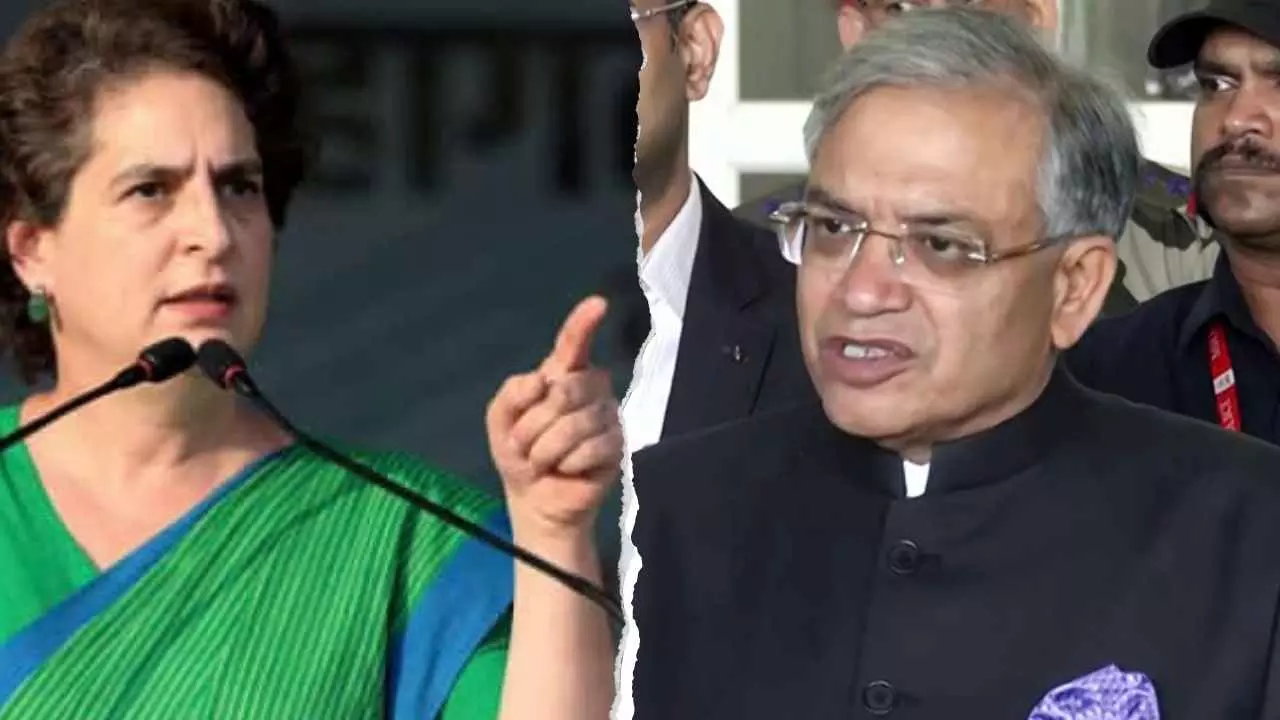 SIR Raw: SIR विवाद के बीच प्रियंका गांधी का CEC ज्ञानेश कुमार पर बड़ा हमला, ‘देशद्रोह का मुकदमा’ लगाने की मांग SIR Raw: SIR विवाद के बीच प्रियंका गांधी का CEC ज्ञानेश कुमार पर बड़ा हमला, ‘देशद्रोह का मुकदमा’ लगाने की मांग